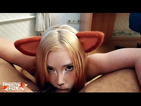 ❤️ Kitsune schluckt Schwanz und Sperma in ihrem Mund ❤❌ Anal video bei uns ☑